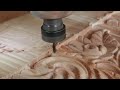 CNC Machine Working Process Amazing Computer Controlled Wood Cutting