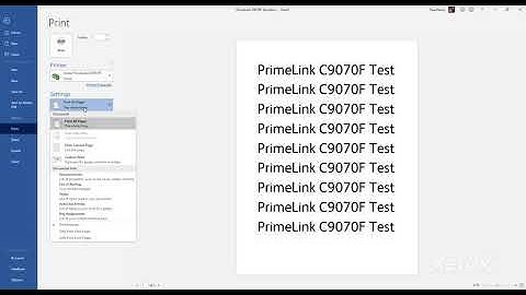 Xerox® PrimeLink® C9070F Basic Printing