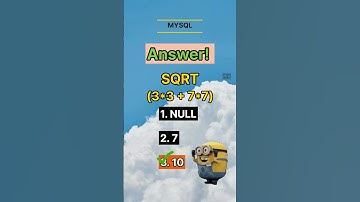 we can do master SQL sqrt function  #quiz #quiztime #mysql #games #coding #master #sql #oracle