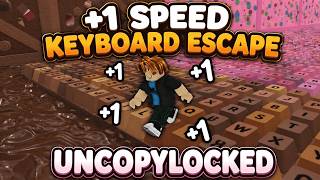 🔥  1 SPEED KEYBOARD ESCAPE   ADMIN PANEL UNCOPYLOCKED | ROBLOX STUDIO