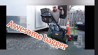 toro timemaster 30 bagging review in thick grass 1 week review