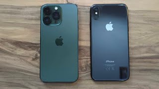 iPhone 13 Pro 1TB vs iPhone X