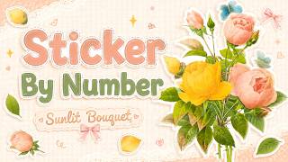 Dán Sticker Theo Số 🌹 Bó Hoa Mùa Xuân Đầy Màu Sắc & ASMR screenshot 5