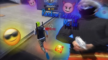 A random guy challenged me for 1v1🤡￼