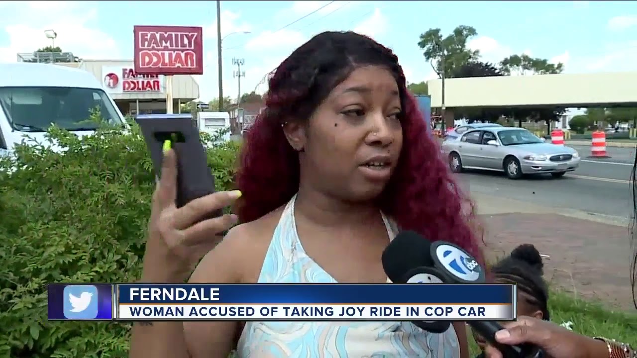 Woman accused of taking joy ride in cop car in Ferndale