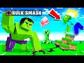 Playing as THE HULK in MINECRAFT! (strong)