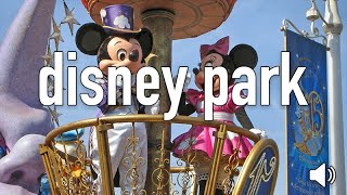 Disney Park - Sound Fx Only 2H - Ambient Study Music