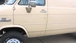 1986 GMC 3500 Vandura Quigley 4x4 Van