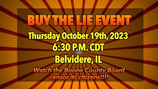 Attend the Buy the Lie Meeting