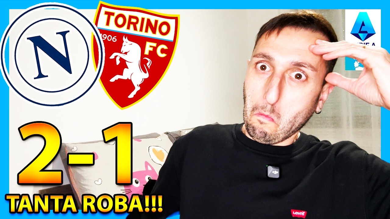 NAPOLI-TORINO 2-1: DE LAURENTIIS SA IL FATTO SUO 👀
