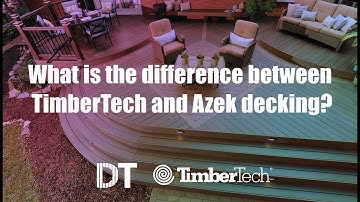 Is there a difference between TimberTech and Azek decking? MUST SEE!