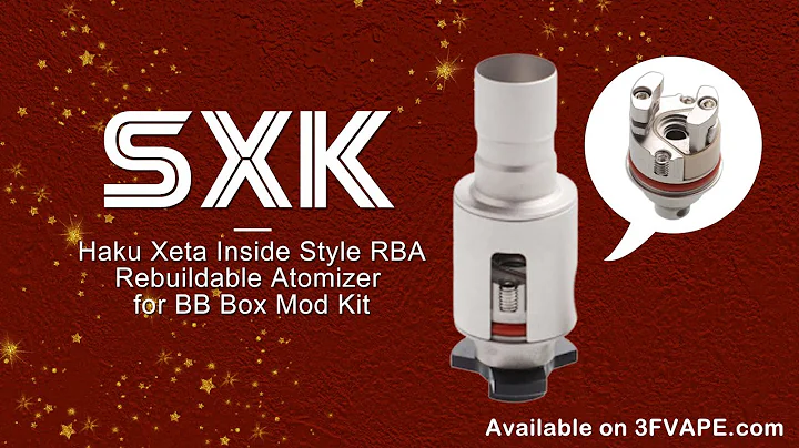 SXK Haku Xeta Inside Style RBA Rebuildable Atomizer for BB Box Mod Kit