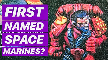 RT01 Imperial Space Marines with Original Names - Rogue Trader - Oldhammer