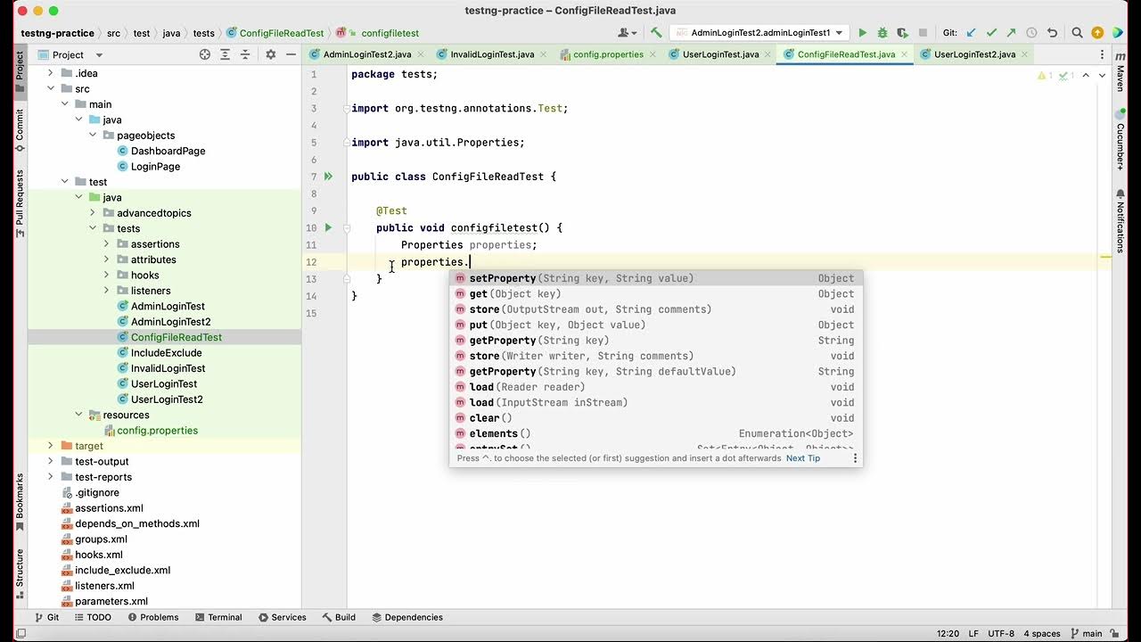 Reading Data/Properties from an External File in TestNG/CucumberBDD ...