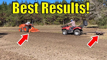 Zo plant u voedselpercelen in 3 eenvoudige stappen met een cultivator en een CULTIPACKER!