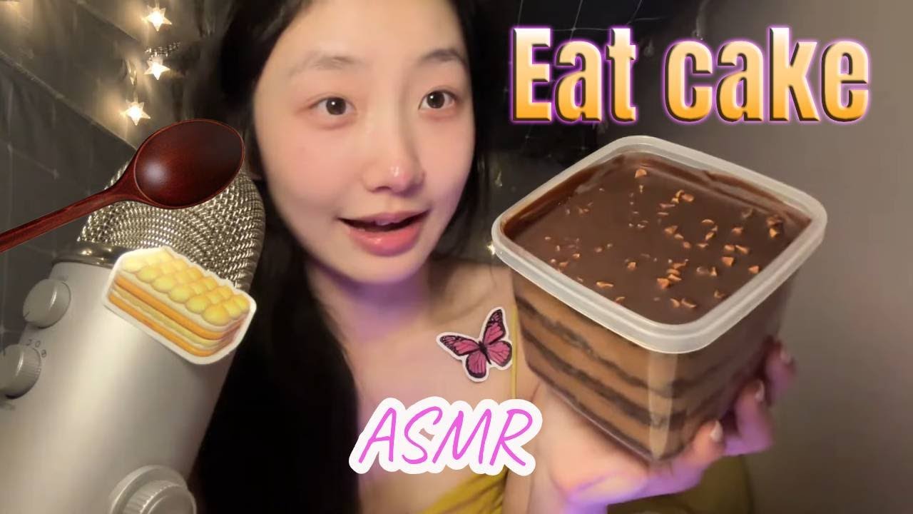 ”KC Sleeping Aid” Eat cake 🎂funny and good sleep 🌙💤 #acmp #asmr