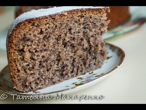 Видео рецепт Пирог с черничным вареньем в мультиварке
