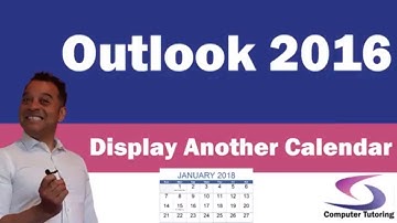 How to display another calendar in Outlook 2016?