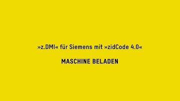 »zidCode 4.0« mit »z.DMI«-Technologie für Siemens