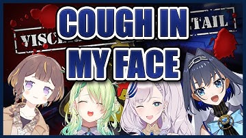 Kronii wants people to cough in her face [Kronii x Fauna x Anya x Reine] [Hololive]