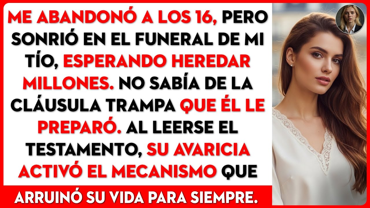 Mi madre me abandonó a los 16 y ahora exige millones de la herencia de mi tío... pero