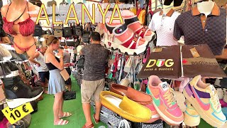 ALANYA Big street BAZAAR on #Monday . #FAKE Market in OBA . #turkey #alanya #antalya #bazaar #oba