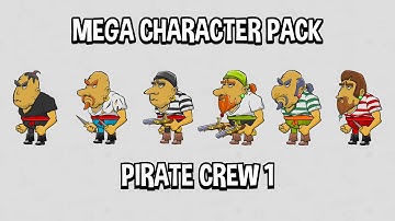 Mega pirate character pack