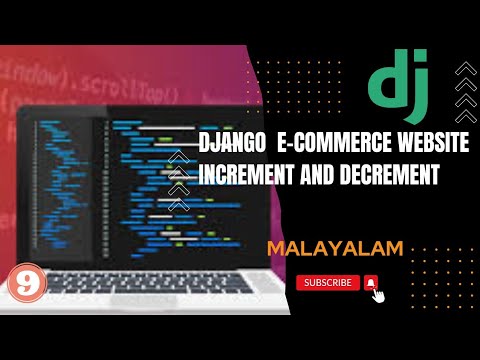 django E-commerce increment and decrement button