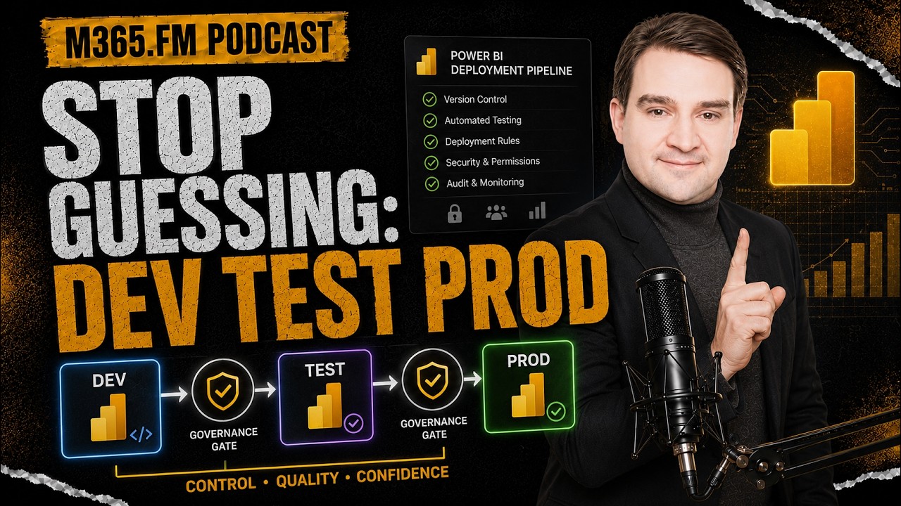 Power BI deployment pipeline: stop guessing and use Dev-Test-Prod environments for gove...