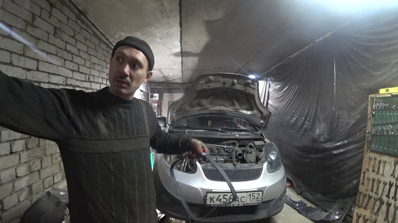 Замена ремня ГРМ Чери Индис. 9 Chery IndiS. Chery Rich. Chery Bit - YouTube