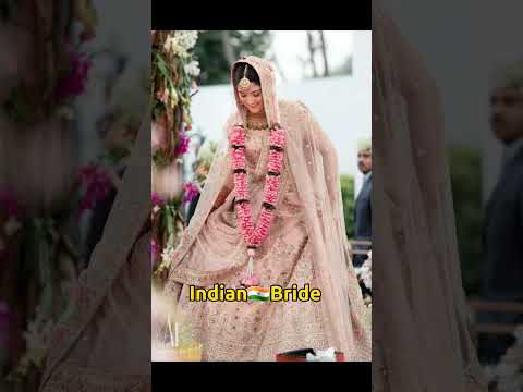 INDIAN 🇮🇳 vs USA 🇺🇸  Bride Look Indian bride Usa bride