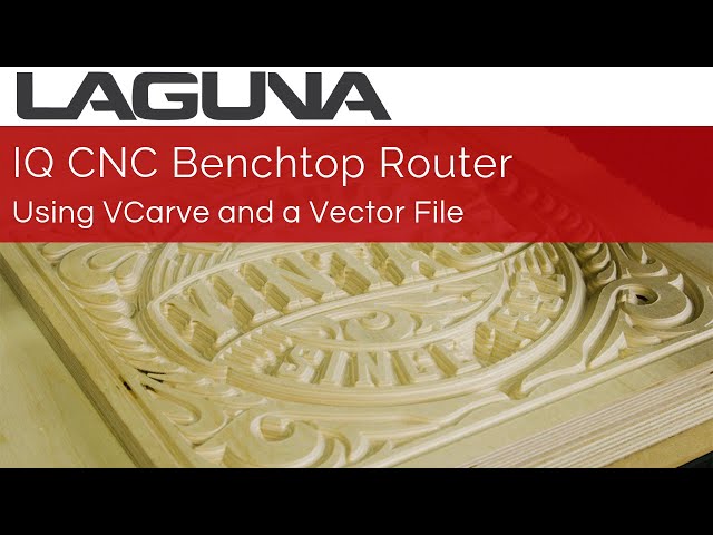 CNC Router DEMO: How to Use VCarve With A Vector File | IQ CNC Router Quick Cut