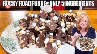 Download Lagu ROCKY ROAD FUDGE | Chocolate Fudge Candy | Christmas Candy MP3