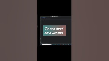 Surprising Java secret: How to find a square root #sqrt #java #javatutorial #javaprogramming
