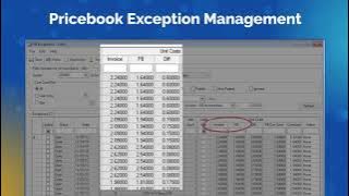 PDI Enterprise Pricebook Exception Management