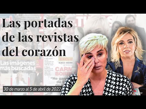 Del intento de suicidio de Ana María Aldón a los lujos de Carmen Borrego | Portadas de revistas