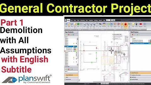 PlanSwift Demolition Quantity Takeoff: Live General Contractor Project (Part 1)