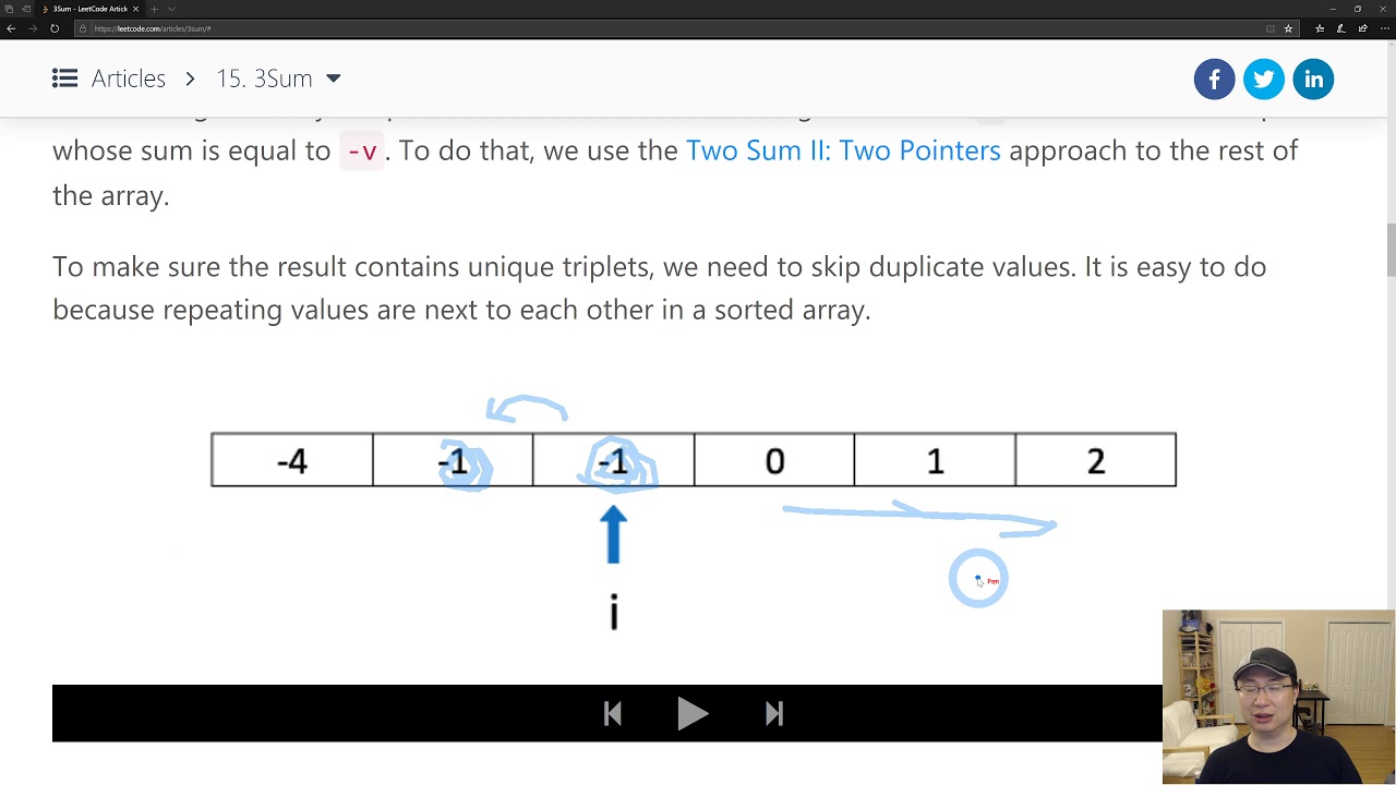 15. 3Sum | Korean | Medium - YouTube