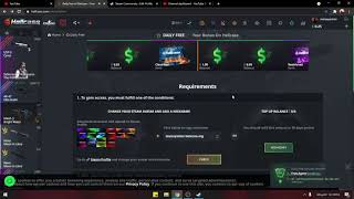 Day1 Opening FREE CSGO cases (hellcase)