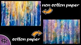 WATERCOLOR Reverse Stenciling Intuitive & Easy Abstract Background for Art Journals!