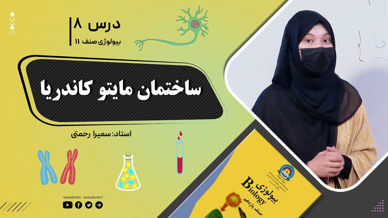 بیولوژی صنف یازدهم- جلسه هشتم- موضوع: ساختمان مایتوکاندریا -30-5-1402