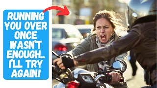 Karen Tries To Run Me Over For A Second Time After She Failed To End Me The First.. Ends Badly!