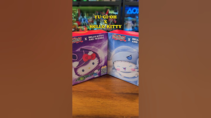 The crossover we didn't know we needed between #YuGiOh and #HelloKitty.