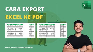 Cara Merubah File Excel ke PDF