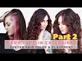 Custom Colored Wavy Hair Extension Install [22 INCH WAVY HAIR TAPE-IN EXTENSIONS]