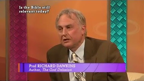 Religion Debate with Richard Dawkins - Is The Bible Still Relevant Today