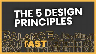 The 5 Design Principles (But in Web Design)