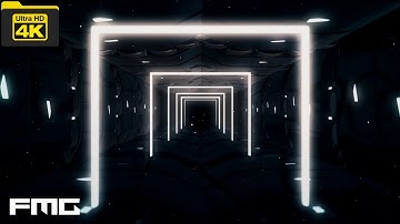 4K Video | Dark color square tunnel background Vj Loop | No Copyright Background Video