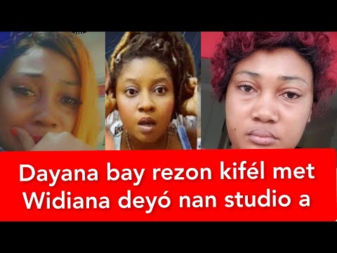  Dayana bay rezon kifél met Widiana deyó nan studio a😭😳😳😳😳😳