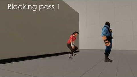 Character animation: sneak takedown | blocking pass 1
